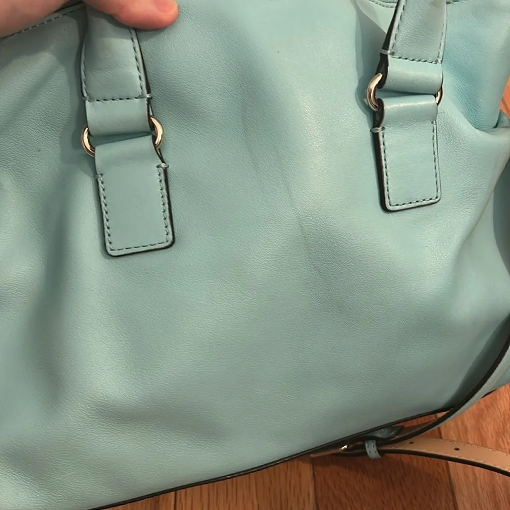 Kate Spade aqua colored Hampton Road Janie purse - Picture 3 of 6